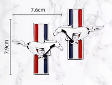 PAIR OF CHROME METAL 1964 1965