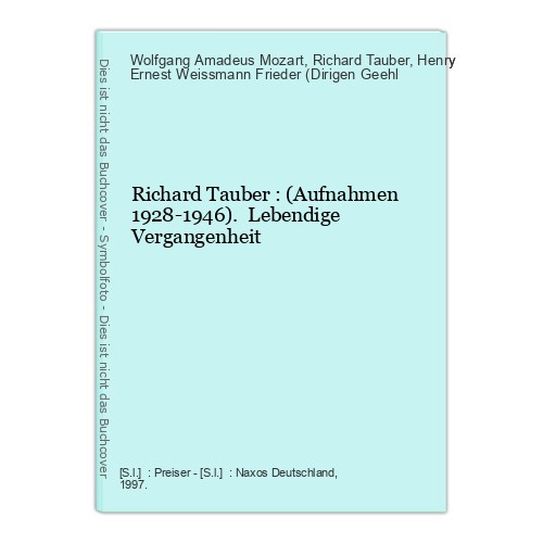 Richard tauber aufnahmen - :, (aufnahmen