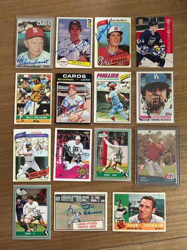 Autographs don larsen - autographs,