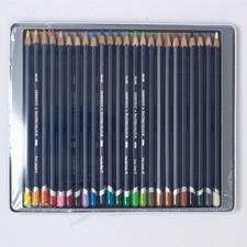 Derwent Watercolour Pencils 24 Tin Water Soluble