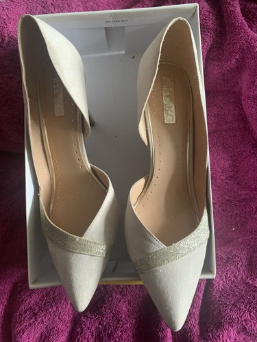 Ladies cream beige faux - cream/,