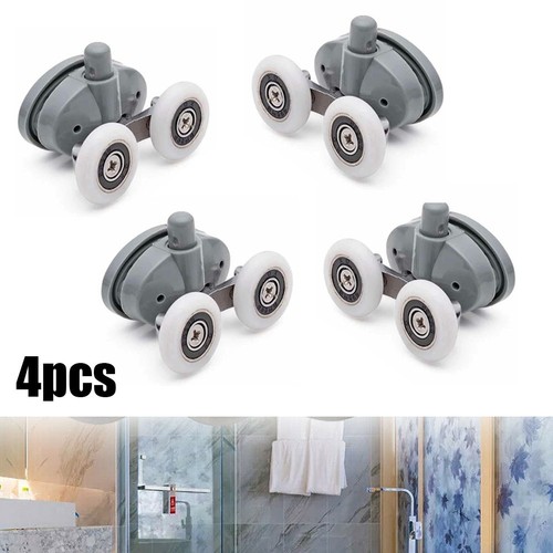 Smooth rolling shower door - shower,