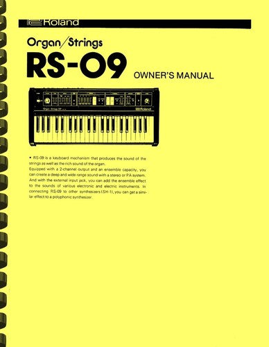Roland organ strings - rs-09,
