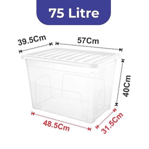 Plastic storage boxes - plastic, with