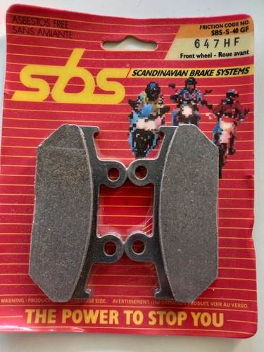 Sbs 647hf front brake - sbs,