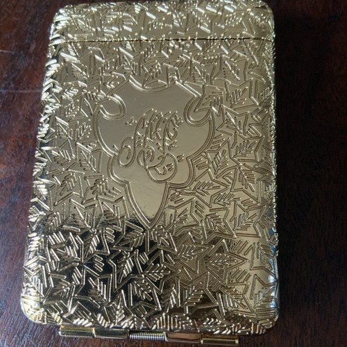 Vintage gold tone engraved - vintage,