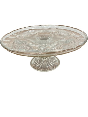 Vintage clear glass - vintage, cake