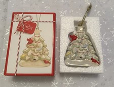 Lenox Christmas tree Ornament decoration  ceramic porcelain 