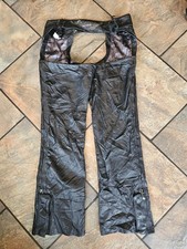 Harley-Davidson leather chaps motorcycle trousers size smallS