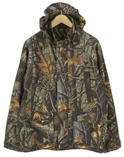 JAHTI JAKT Men Jacket M Patterned Hooded Hunting Drawstring Waist Lightweight I