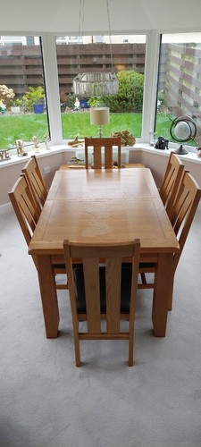 Table chairs brown - 6,