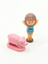 Vintage Bluebird Polly Pocket Dream World Lulu & Pig figures 90s