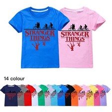 StrangerThings T-Shirt Boys Girls Casual Short Sleeve Kids T-Shirt Tops Gift Tee