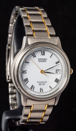 Seiko titanium sq50 - sq50, two-tone