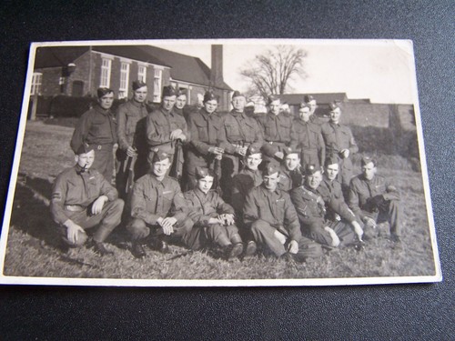 Military vintage postcard - vintage, rp