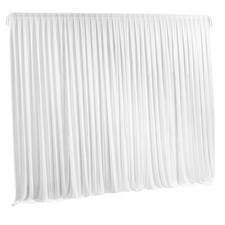 7ft White Backdrop Curtains