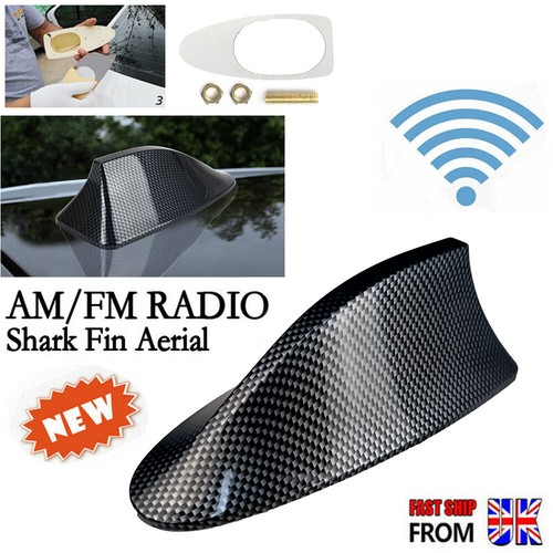 Quality black car shark fin - black,