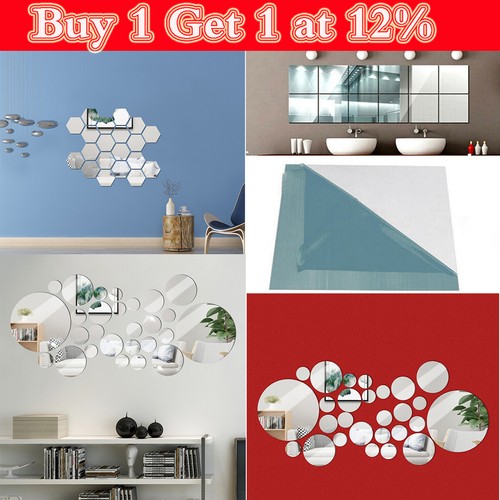 Acrylic glass mirror tiles - glass,