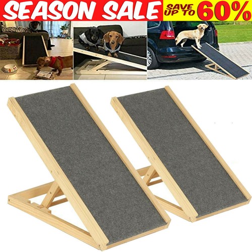 Wooden foldable dog pet ramp - foldable,