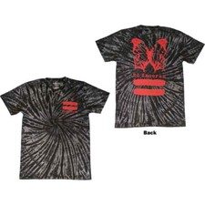 Ed Sheeran 'Equals Butterfly' Black Dye Wash T shirt - NEW OFFICIAL
