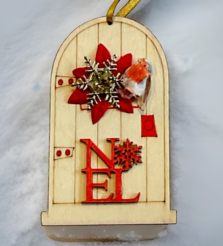 Christmas fairy door tree - fairy,
