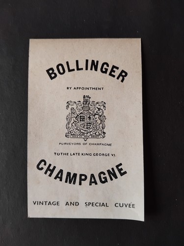1956 bollinger champagne - 1956,