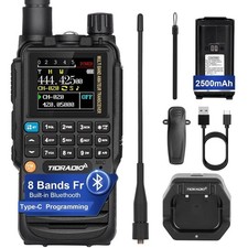 TIDRADIO TD-H3 Dual Band Ham Radio Long Range Walkie Talkie Two Way Handheld