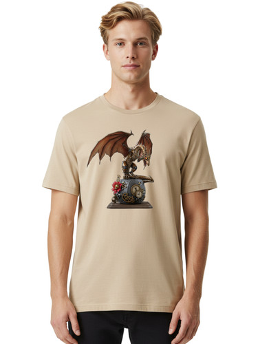 Steampunk dragon mens graphic - mens,