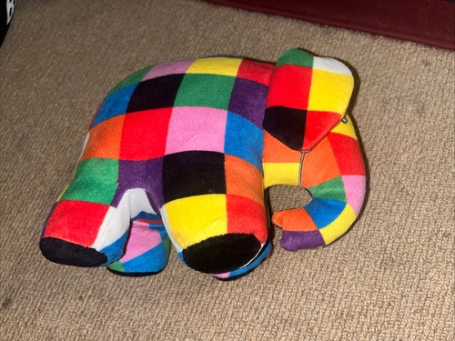 Elmer the elephant plush - elmer, soft