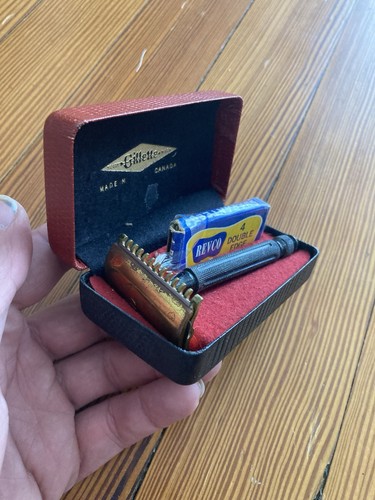 Antique gillette black gold - black,