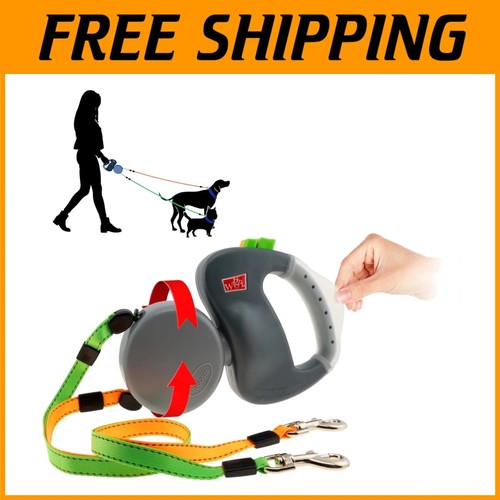 Dual dog retractable leash - dual,