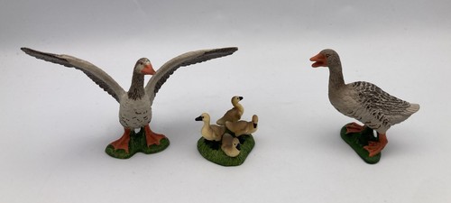 Schleich grey goose family - schleich,