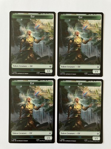 Elf treasure token - elf, ~