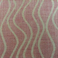 Ripple Linen Material Red