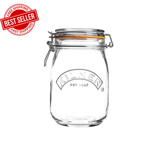 Litre airtight glass storage - 1,