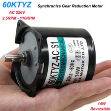 14W Synchronize Gear Motor AC