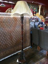 Standard Wooden Floor Lamp