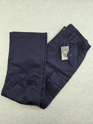 Trojan navy work trousers - navy,