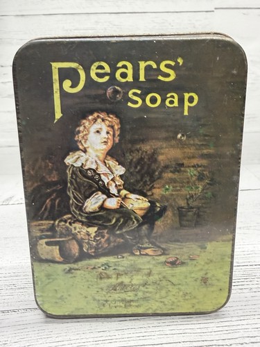 Vintage pears soap - pears, tin