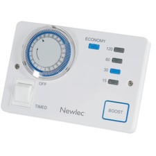 Newlec Economy 7 Analogue Timeswitch with Boost Control Surface Mount NLECO7