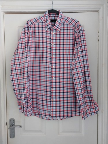 Eton checked shirt - shirt, collare