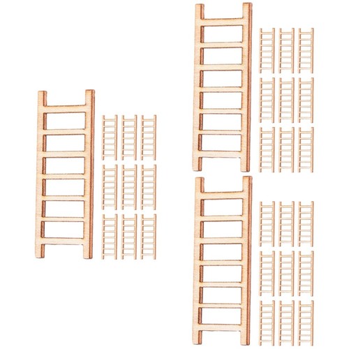 Mini wooden ladders - ladders, decorative
