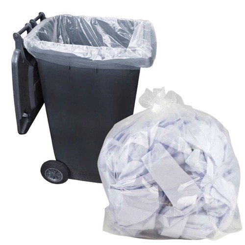 Wheelie bin liners 240l black - bin,