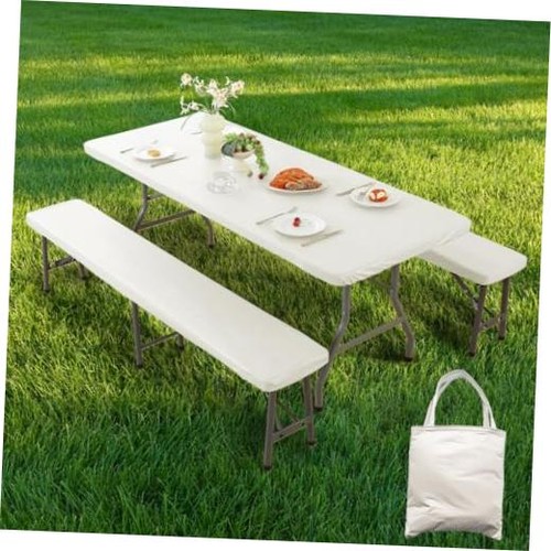Picnic table cover - table, bench