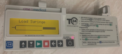 Mckinley t34 syringe - t34, pump