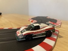 Tomy Afx Aurora slot car Ho jaguar XJR 9 Turbo Chassis, Working Lights castrol