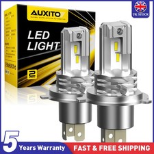 2X H4 Led Xenon Lamp White 6000K Car High Low Beam Headlight Superbright Bulb UK