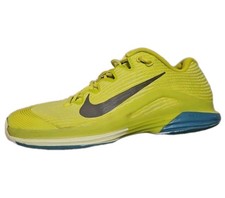 Nike Court Air Zoom Vapor 12 Premium HC Tennis Shoe Volt UK 6.5