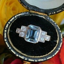 Emerald Cut Lab-Created