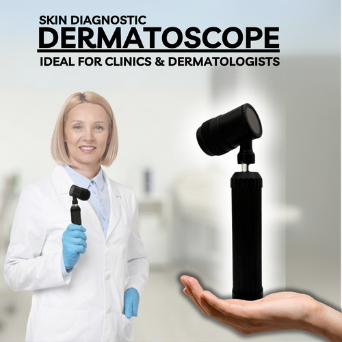 Dermatoscope black 10x - dermatoscope,